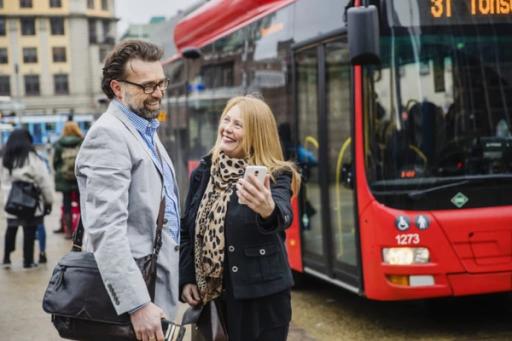 Verdifull data. Kan dataene Ruter samler inn om sine reisende føre til at selve reisingen en gang blir gratis? – Det er bare er vårt eget tankesett som står i veien for hva disse dataene vi samler inn kan brukes til, sier Bernt Reitan Jenssen. Foto: Ruter AS/Redink Hampus Lundgren