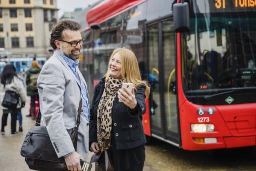 Verdifull data. Kan dataene Ruter samler inn om sine reisende føre til at selve reisingen en gang blir gratis? – Det er bare er vårt eget tankesett som står i veien for hva disse dataene vi samler inn kan brukes til, sier Bernt Reitan Jenssen. Foto: Ruter AS/Redink Hampus Lundgren