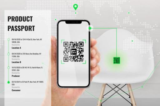 Her er et eksempel på hvordan en QR-kode kan gi lett tilgang til hele reisen produktet har vært gjennom – lagret i blokkjeden.