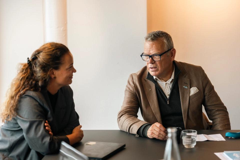 – Vår ambisjon er at våre medlemmer skal ha tryggheten til å kunne løfte hånden å peke på områder teknologi kan hjelpe dem. Da trenger man å komme dit hvor grunnleggende forståelse av teknologi og data kobles på egen fagkunnskap, sier Trond Ellefsen, forbundsleder i Delta.(Foto: Newslab / Jan Tore Eriksen)