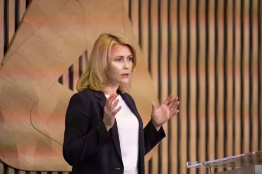Kristine Dahl Steidel, administrerende direktør i Microsoft Norge. (Foto: Jan Tore Eriksen / Newslab)