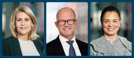 Kristine Dahl Steidel (Microsoft Norge), Ole Erik Almlid (NHO) og Liv Dingsør (Digital Norway).