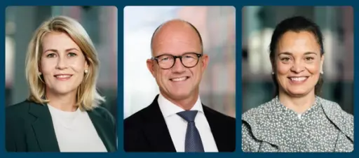 Kristine Dahl Steidel (Microsoft Norge), Ole Erik Almlid (NHO) og Liv Dingsør (Digital Norway).