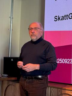 Bjørn Eriksen fra Skatteetatens realiseringsteam for KI.