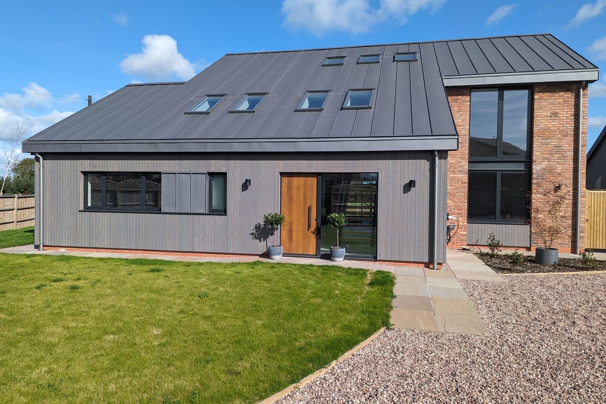 We installed windows in a new house in Newcastle