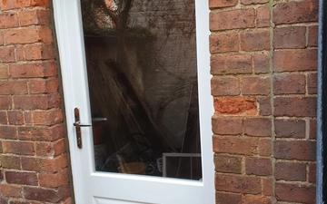 Timber back door 14/94 inside