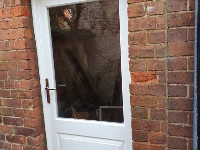 Timber back door 14/94 inside