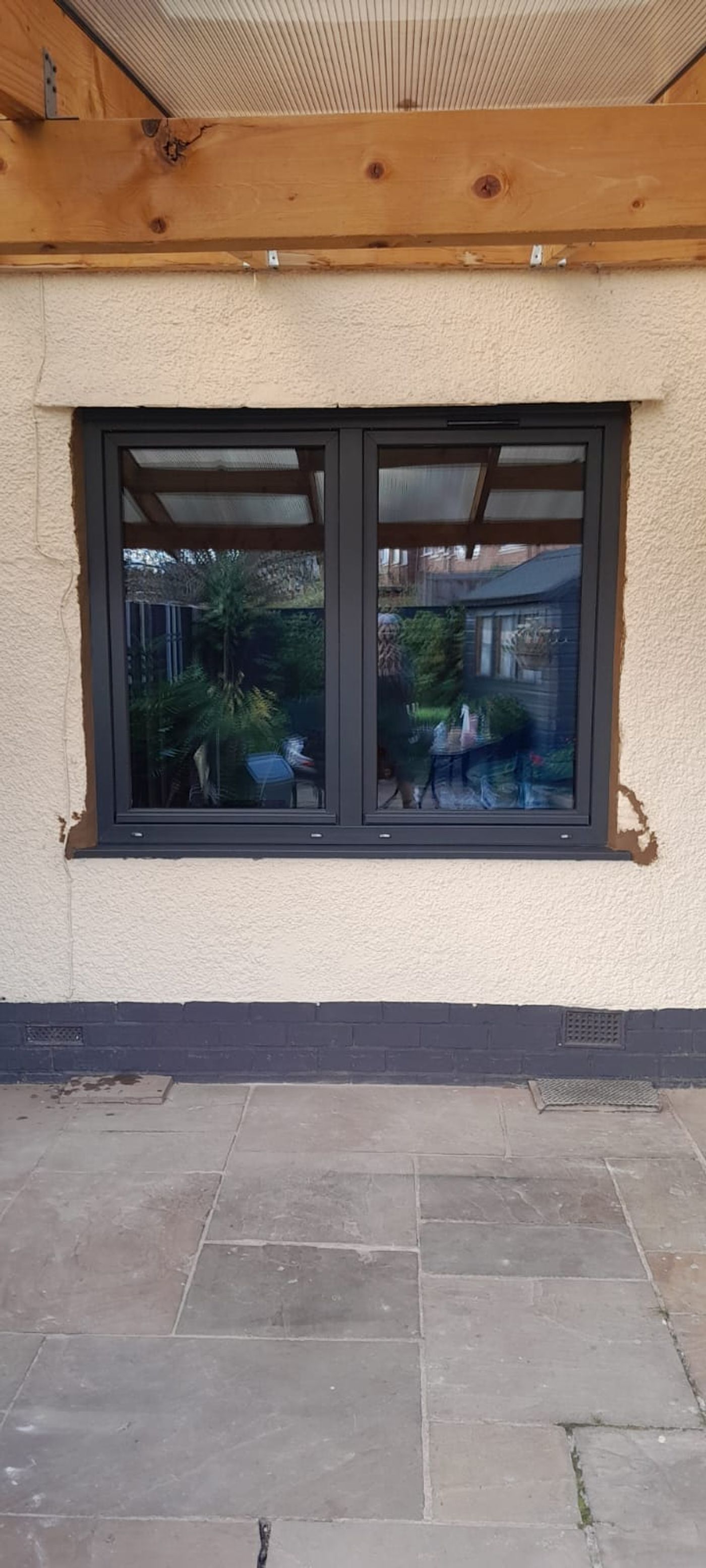 Aluplast Ideal 4000 Anthracite 1800x1460