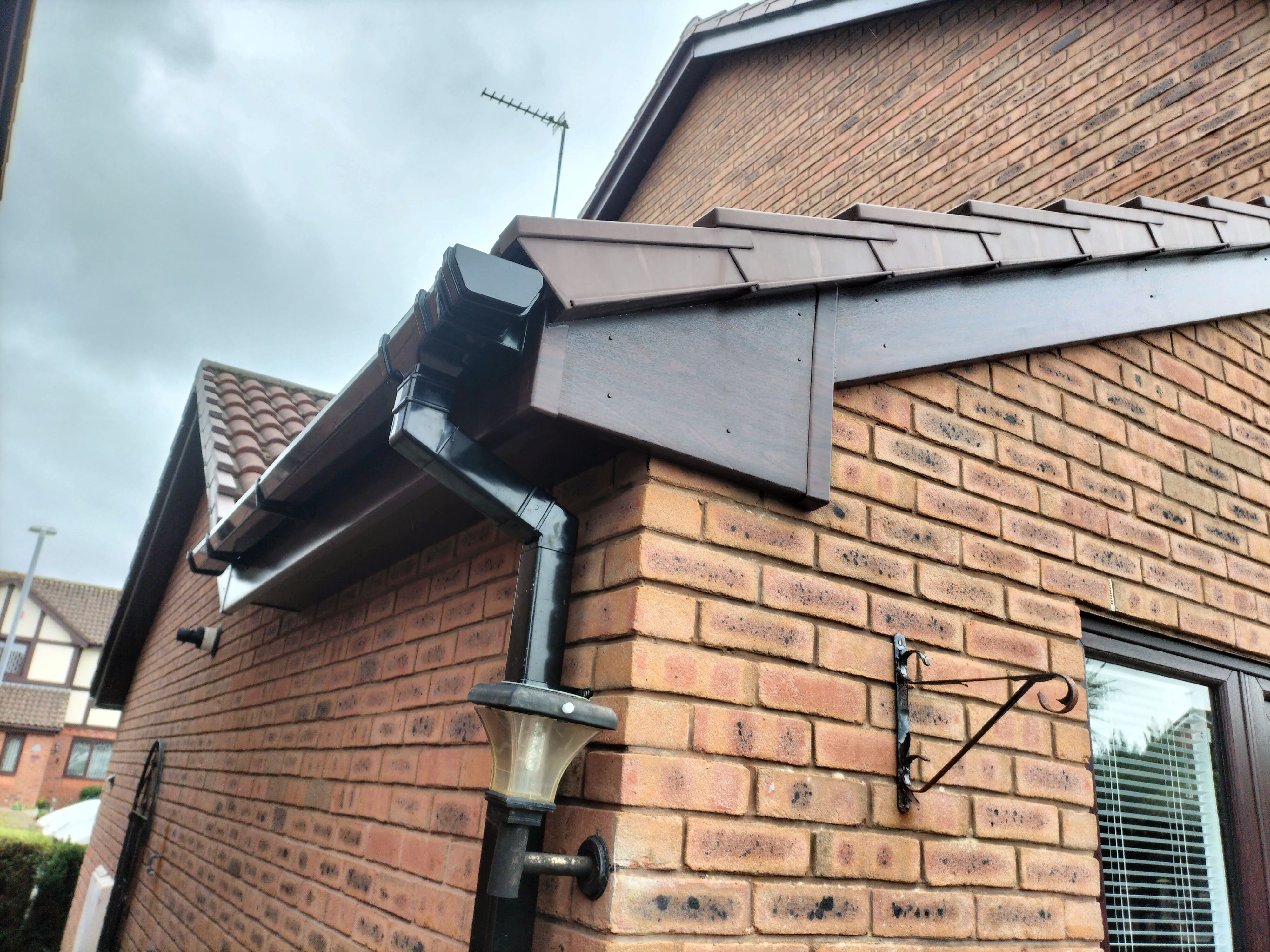 Rhyl Rosewood fascia and soffits UPVC Installation by Windows4You