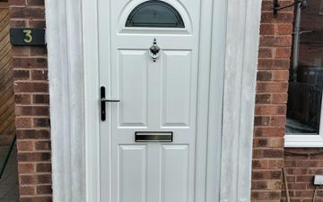 REHAU 70S (EDGE) White Doors 910 x 2090