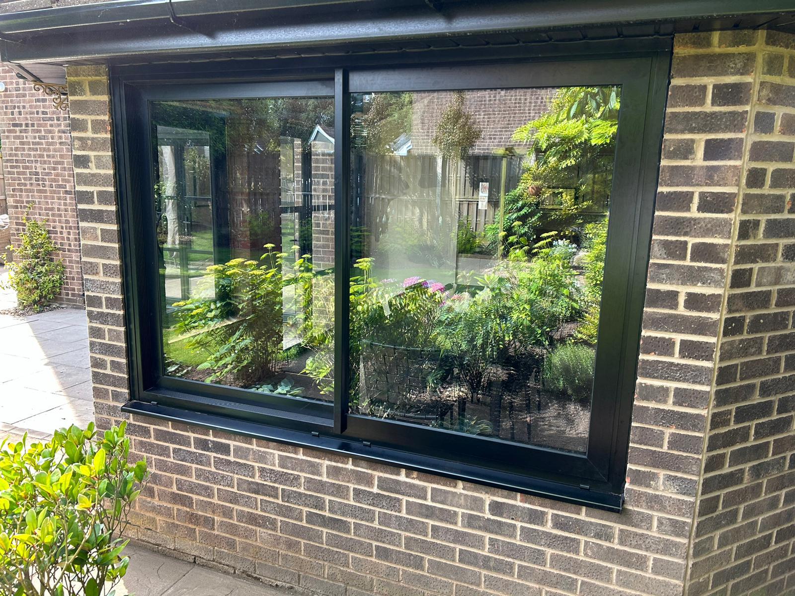 Stunning Window and Door Upgrade in Knutsford: Smooth Black and Crittall Aluminium Excellence