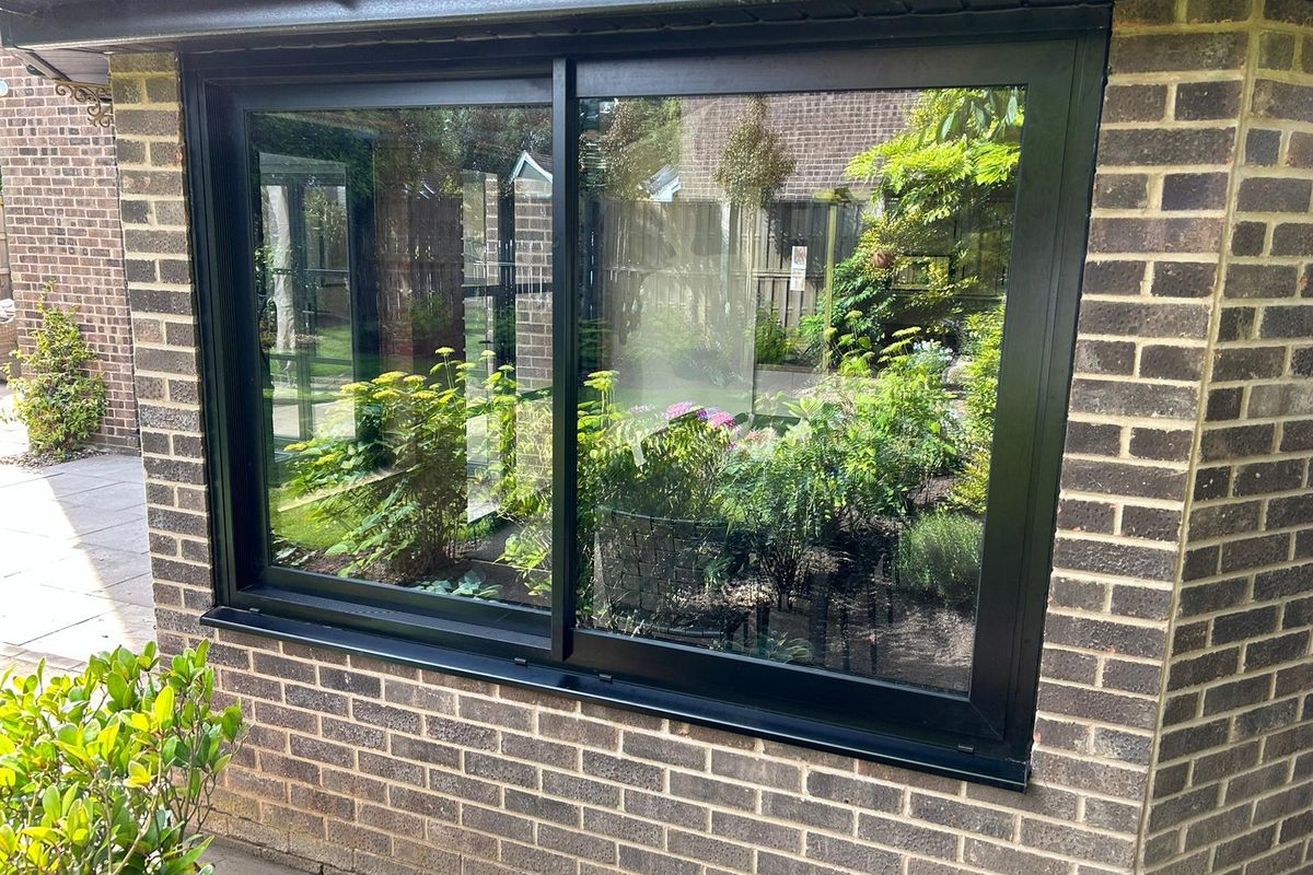 Stunning Window and Door Upgrade in Knutsford: Smooth Black and Crittall Aluminium Excellence