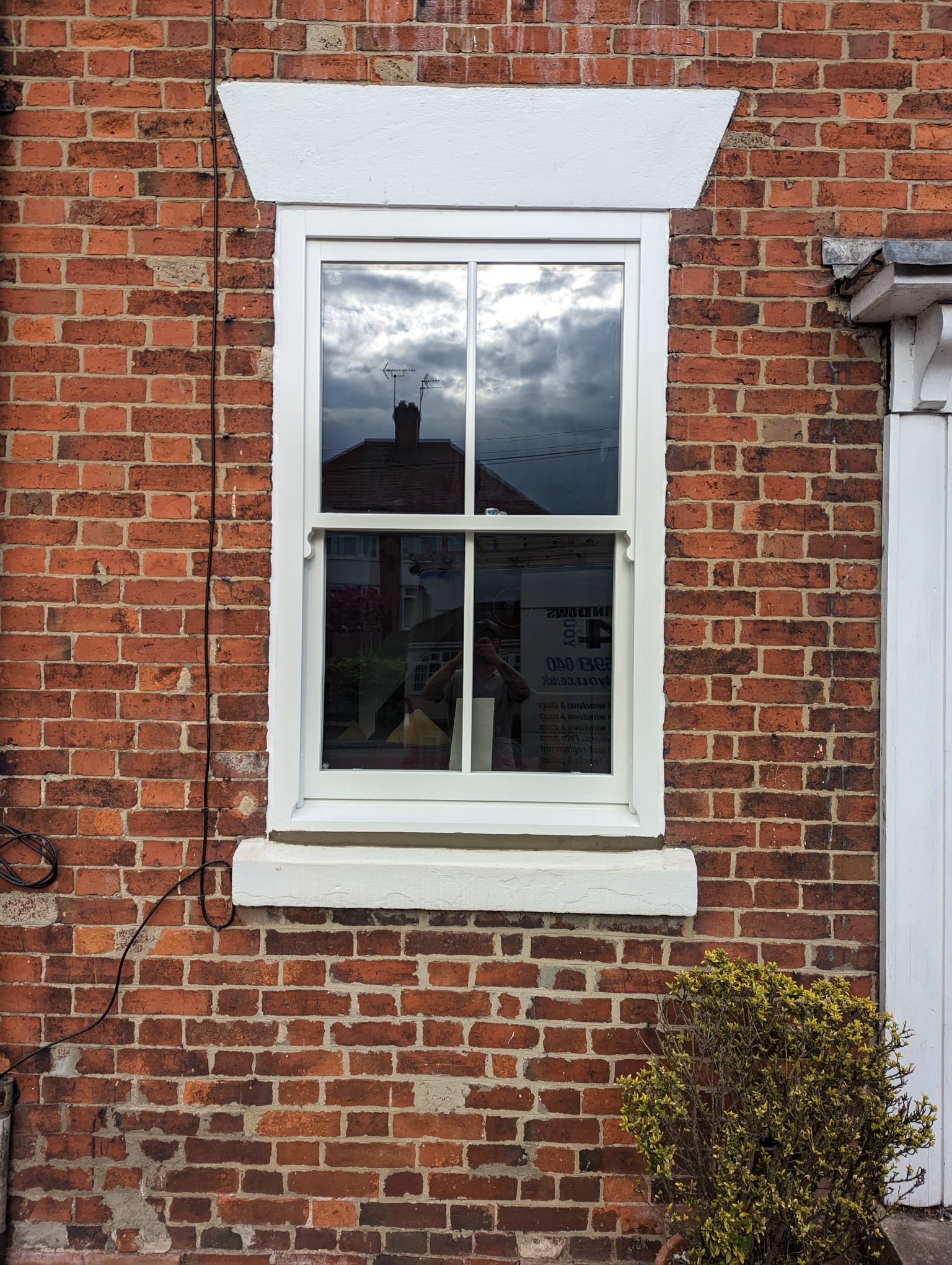 Timber soft wood vertical slider 945x1020