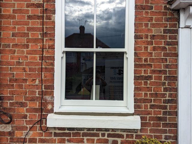 Timber soft wood vertical slider 945x1020