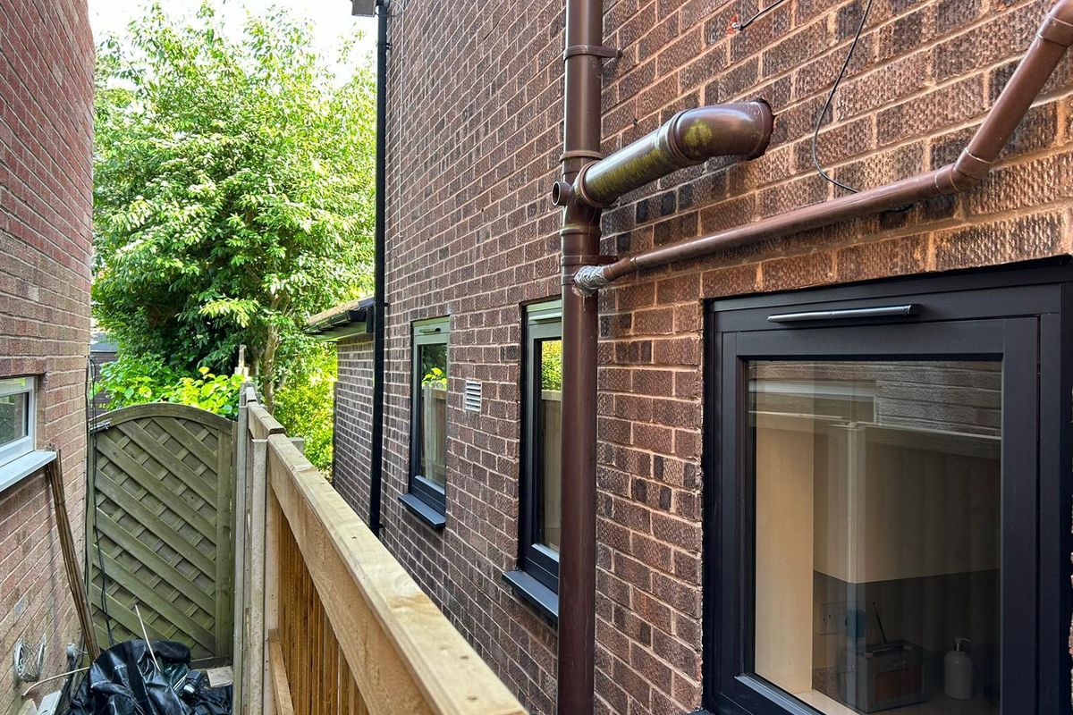Stunning Window and Door Upgrade in Knutsford: Smooth Black and Crittall Aluminium Excellence