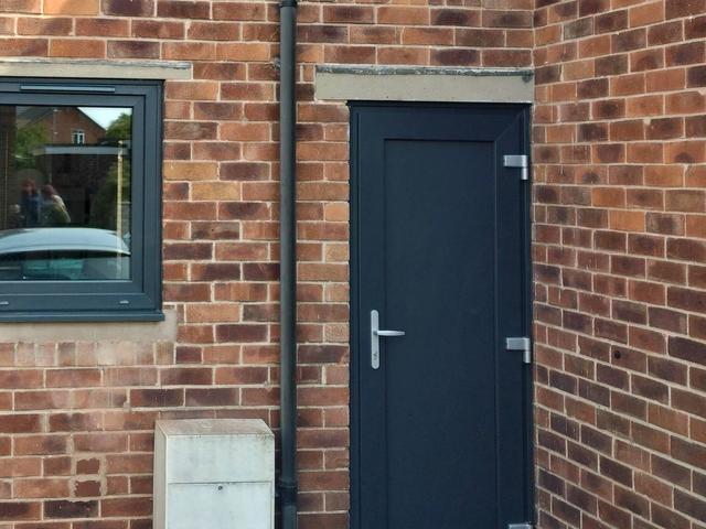 Aluplast Ideal 4000 Anthracite Doors 810x2060