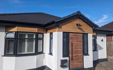 Aluminium Aluprof Cherry Colour Doors 1100x2200