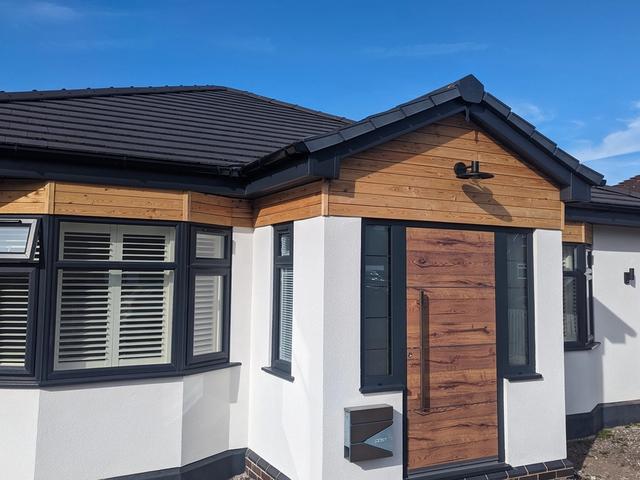 Aluminium Aluprof Cherry Colour Doors 1100x2200
