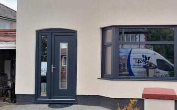Aluplast Ideal 4000 Anthracite Doors 1380x2320