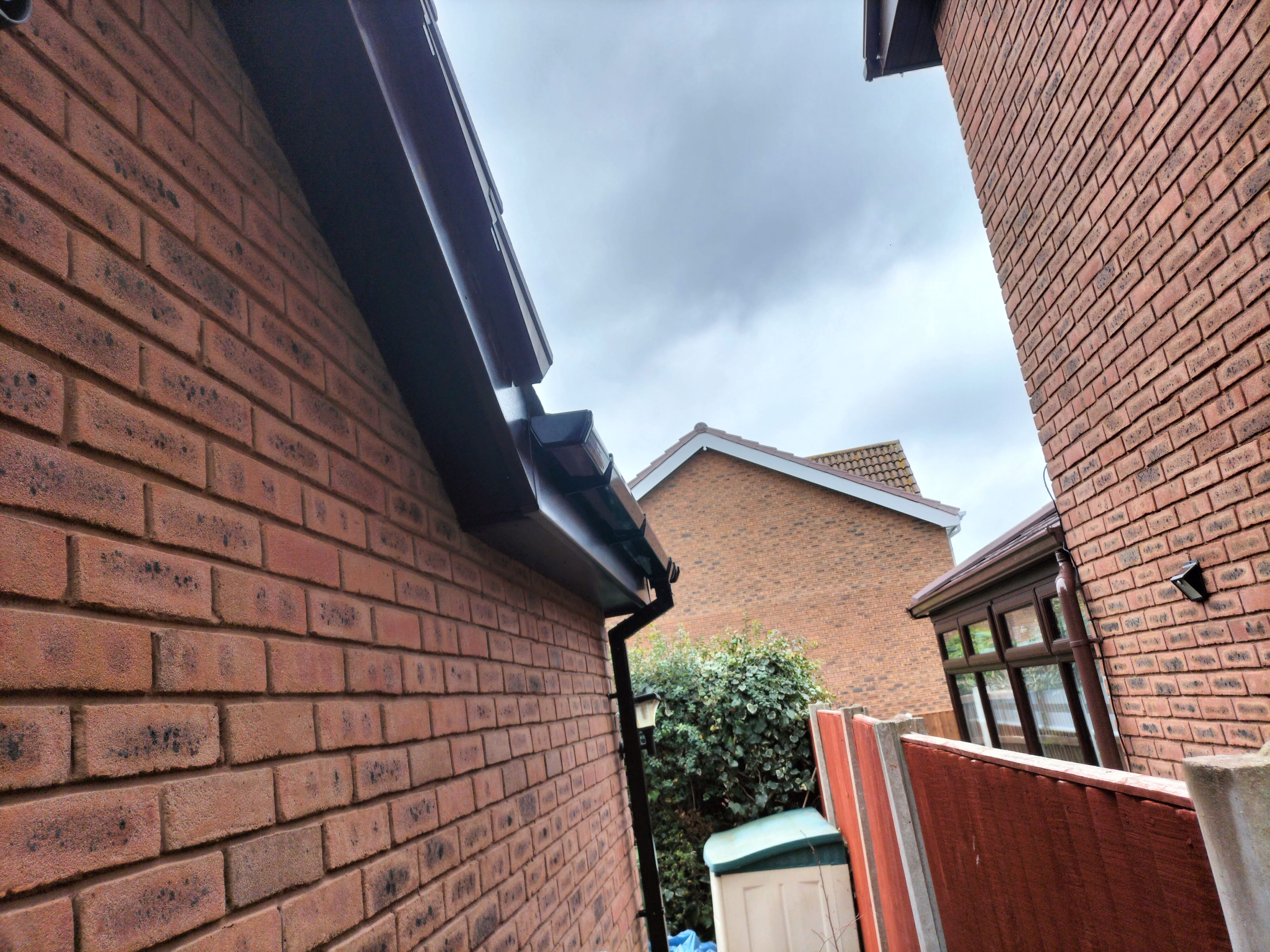 Rhyl Rosewood fascia and soffits UPVC Installation by Windows4You