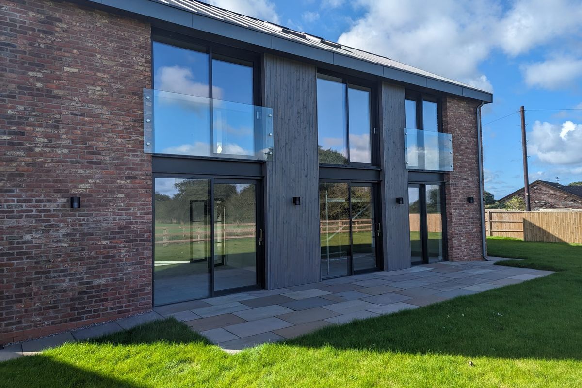 We installed windows in a new house in Newcastle