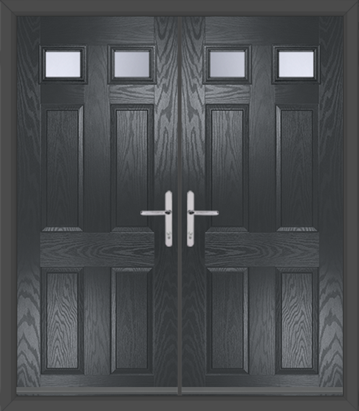 Virtuoso Athracite French Comopsite Door