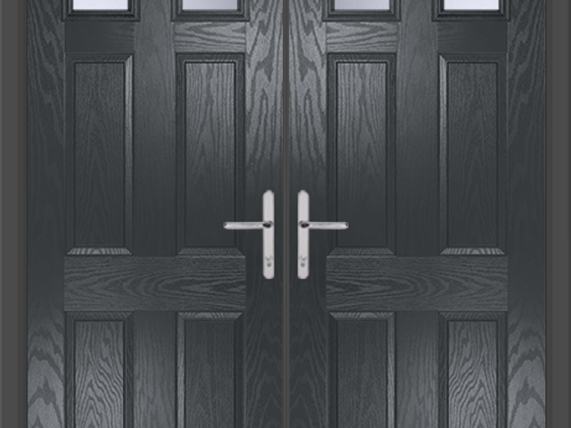 Virtuoso Athracite French Comopsite Door