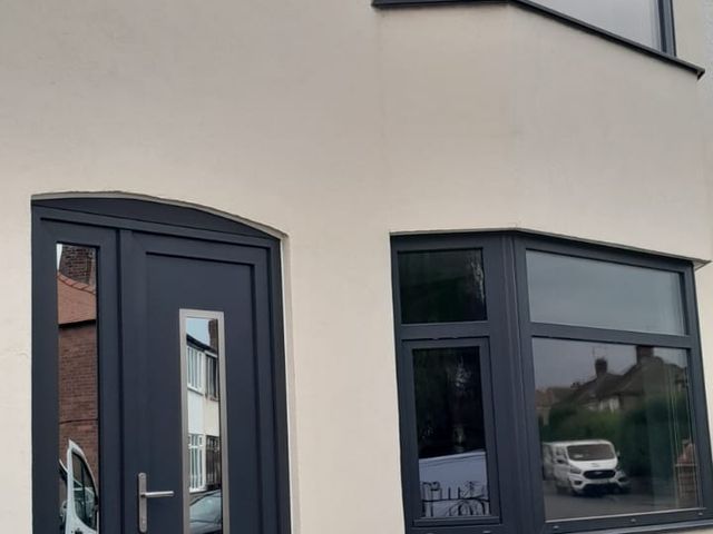 Aluplast Ideal 4000 Anthracite 630x1570