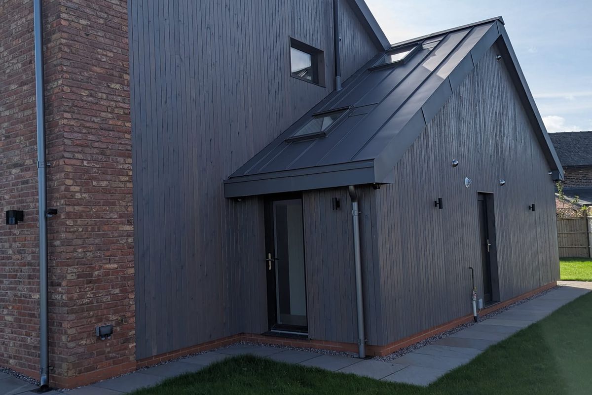 We installed windows in a new house in Newcastle