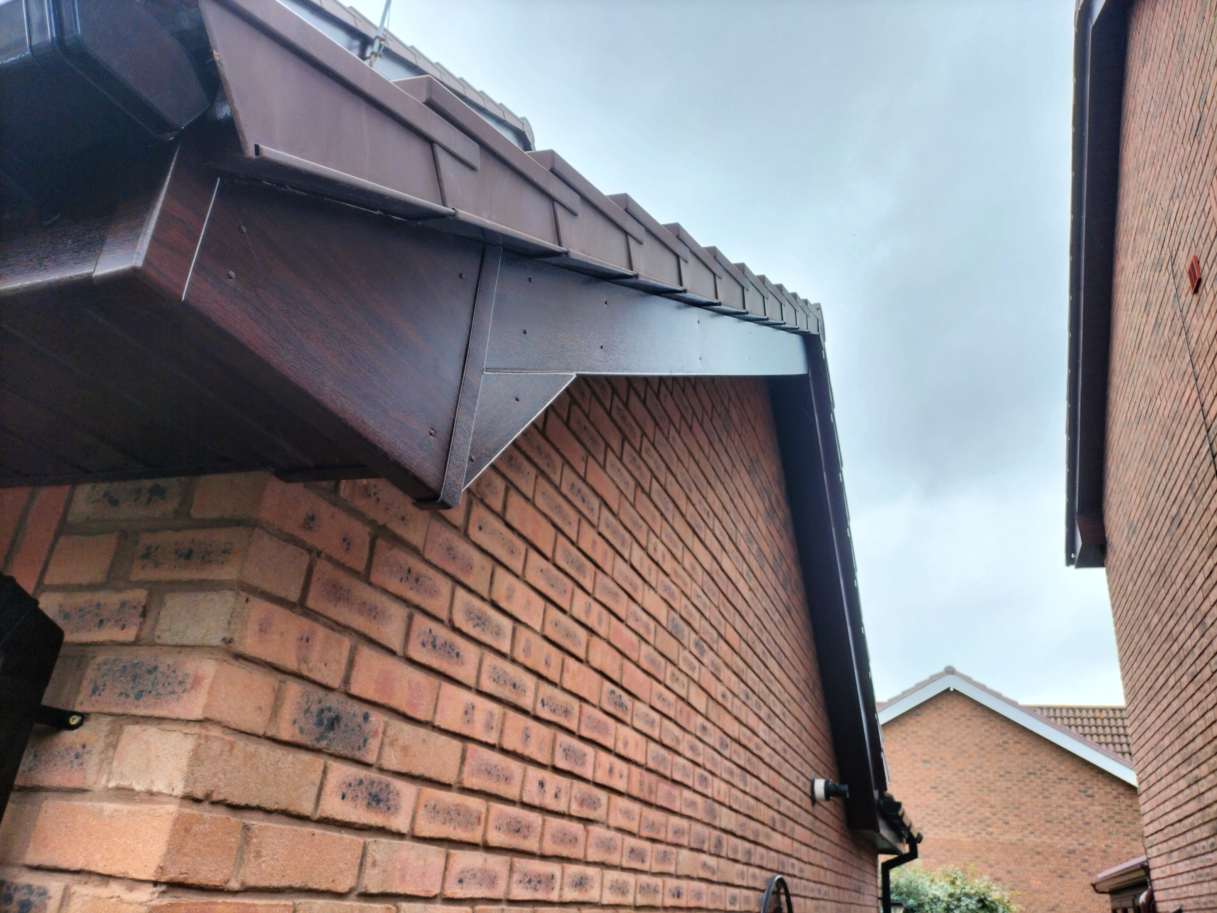 Rhyl Rosewood fascia and soffits UPVC Installation by Windows4You
