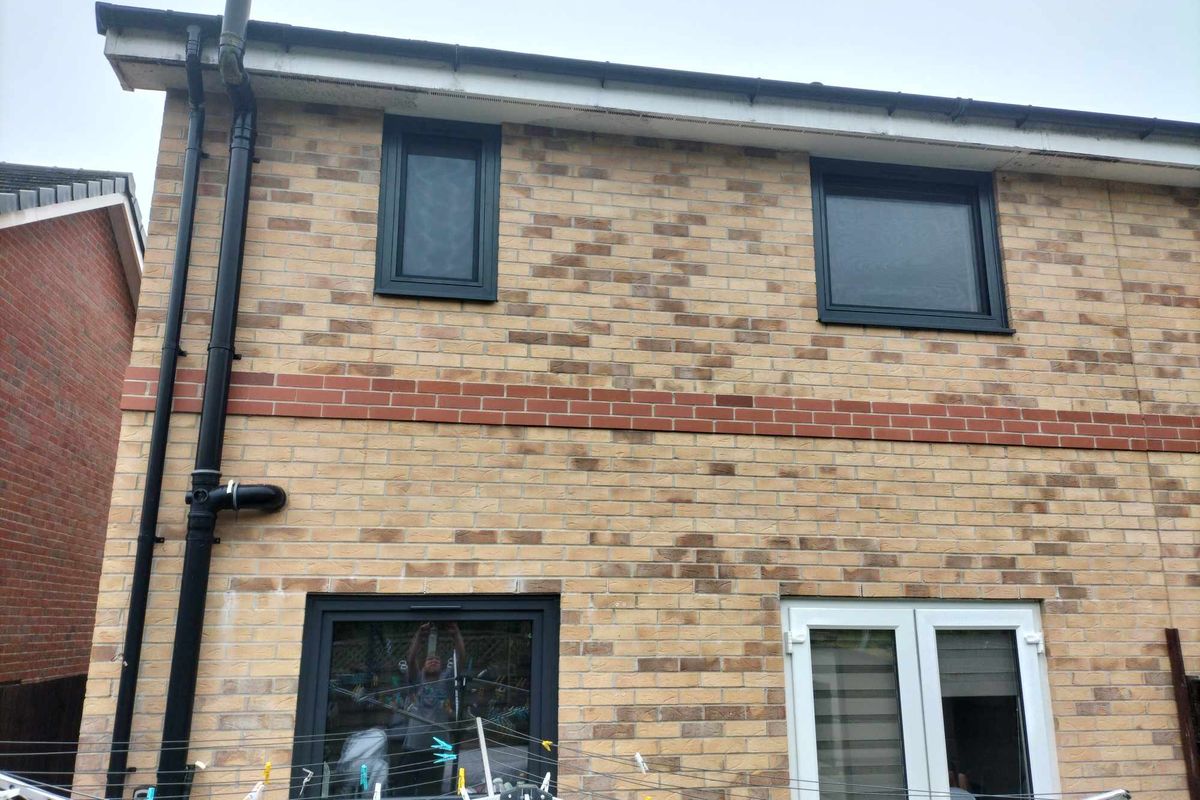 New UPCV windows with aluminium front door in Morecambe