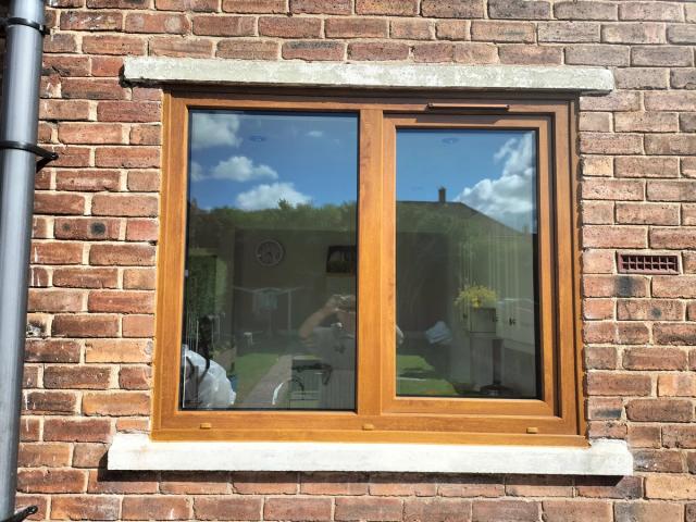 Golden Oak tilt&turn window 1500x1100
