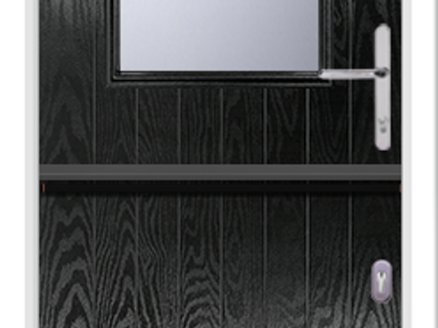 Virtuoso Black Stable Coposite Door