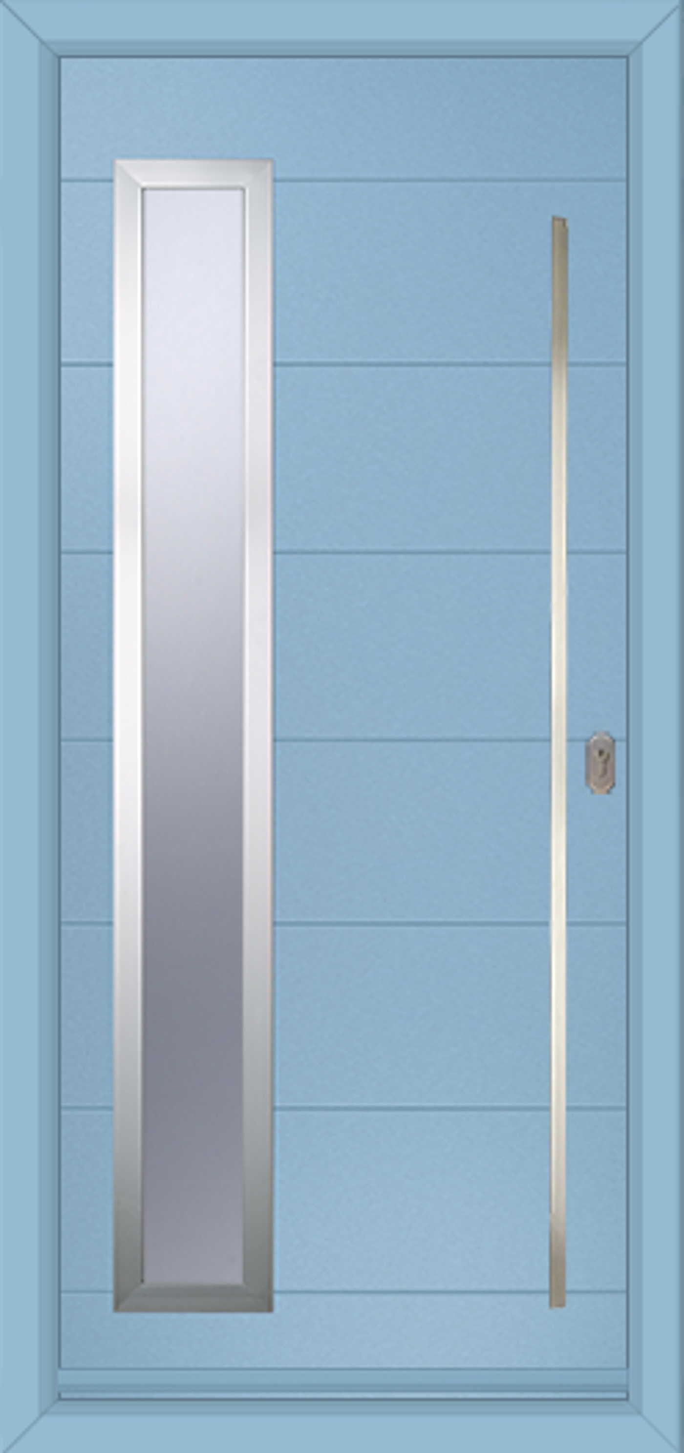 Virtuoso Dusk copmosite door with the long pull bar