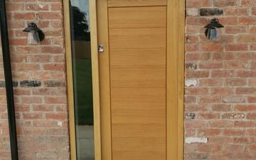 Hard wood timber door 1200x2100