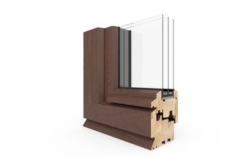 Timber tilt&turn hard wood, oak window 1000x1000