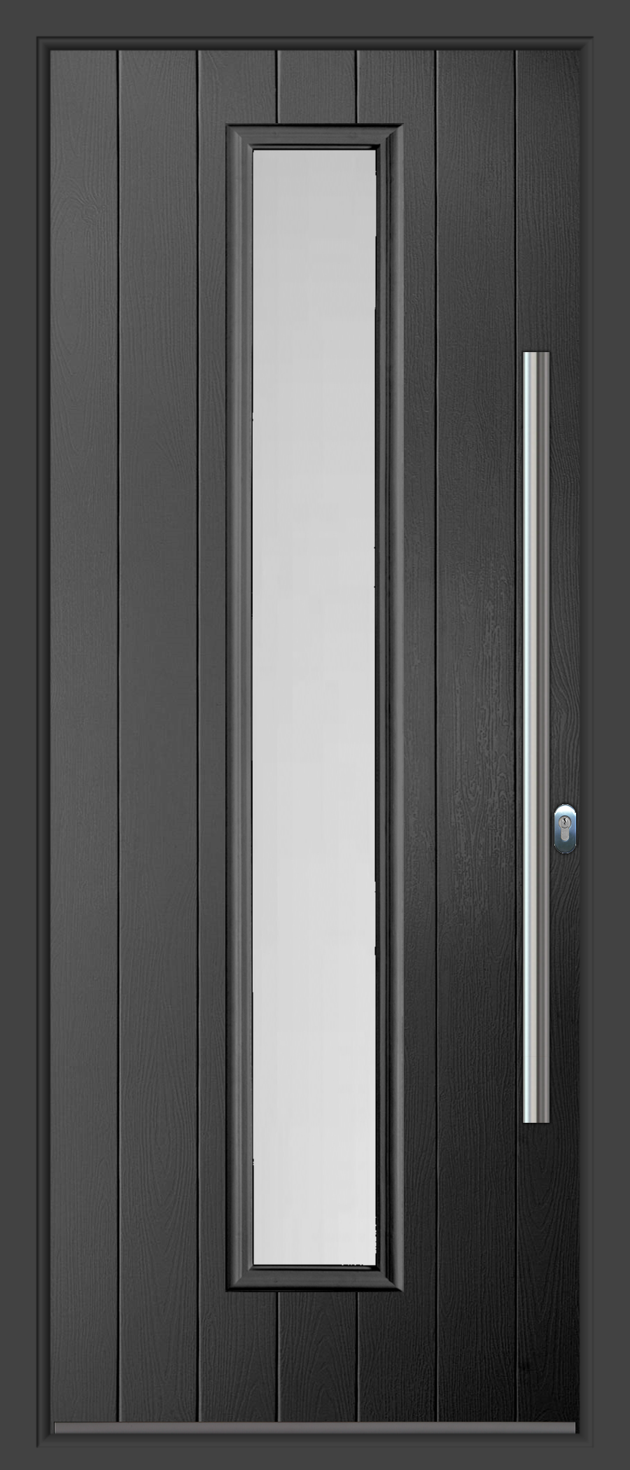 Endurance composite door Ketu with long pull bar
