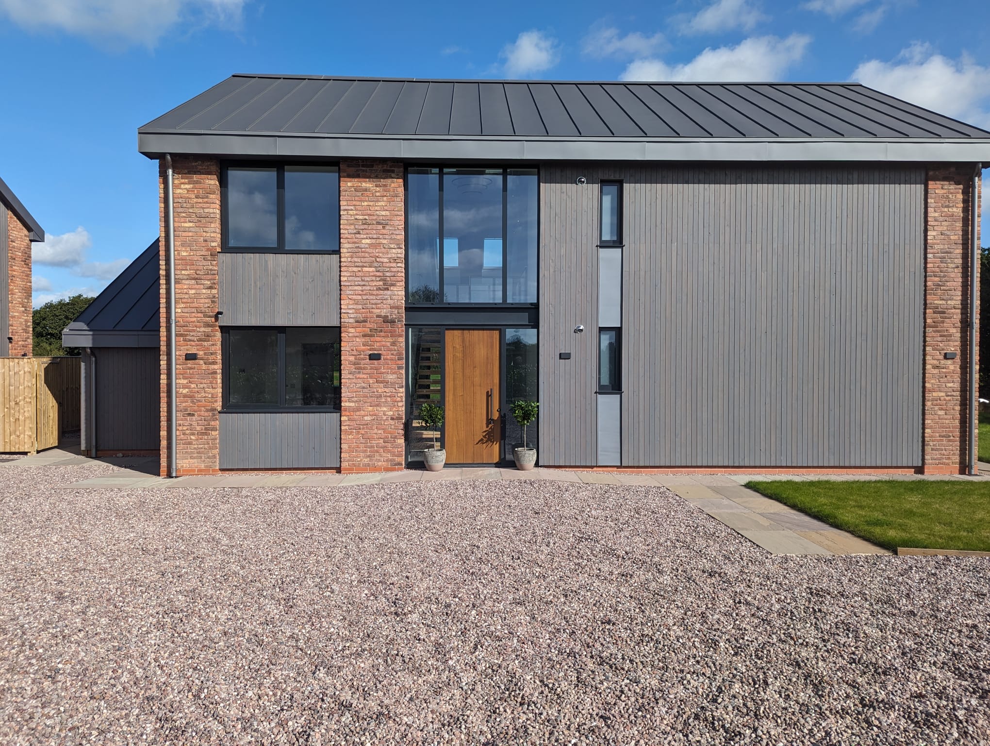 We installed windows in a new house in Newcastle