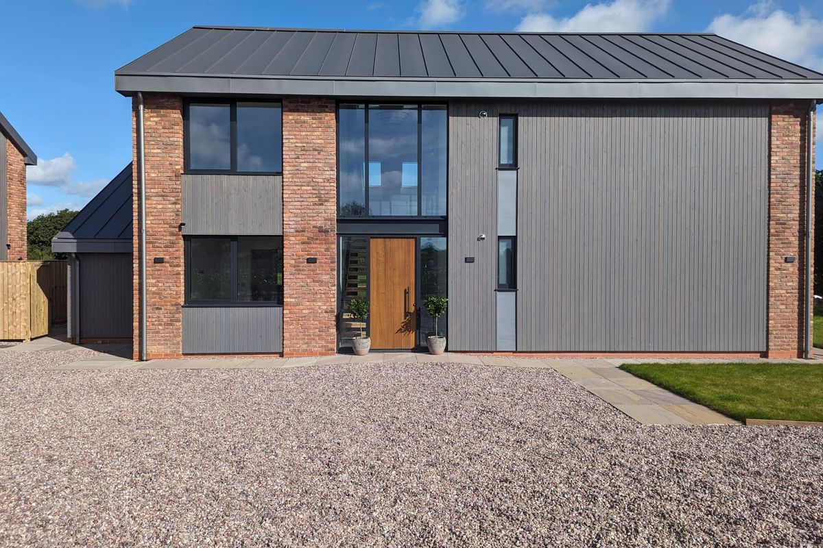 We installed windows in a new house in Newcastle