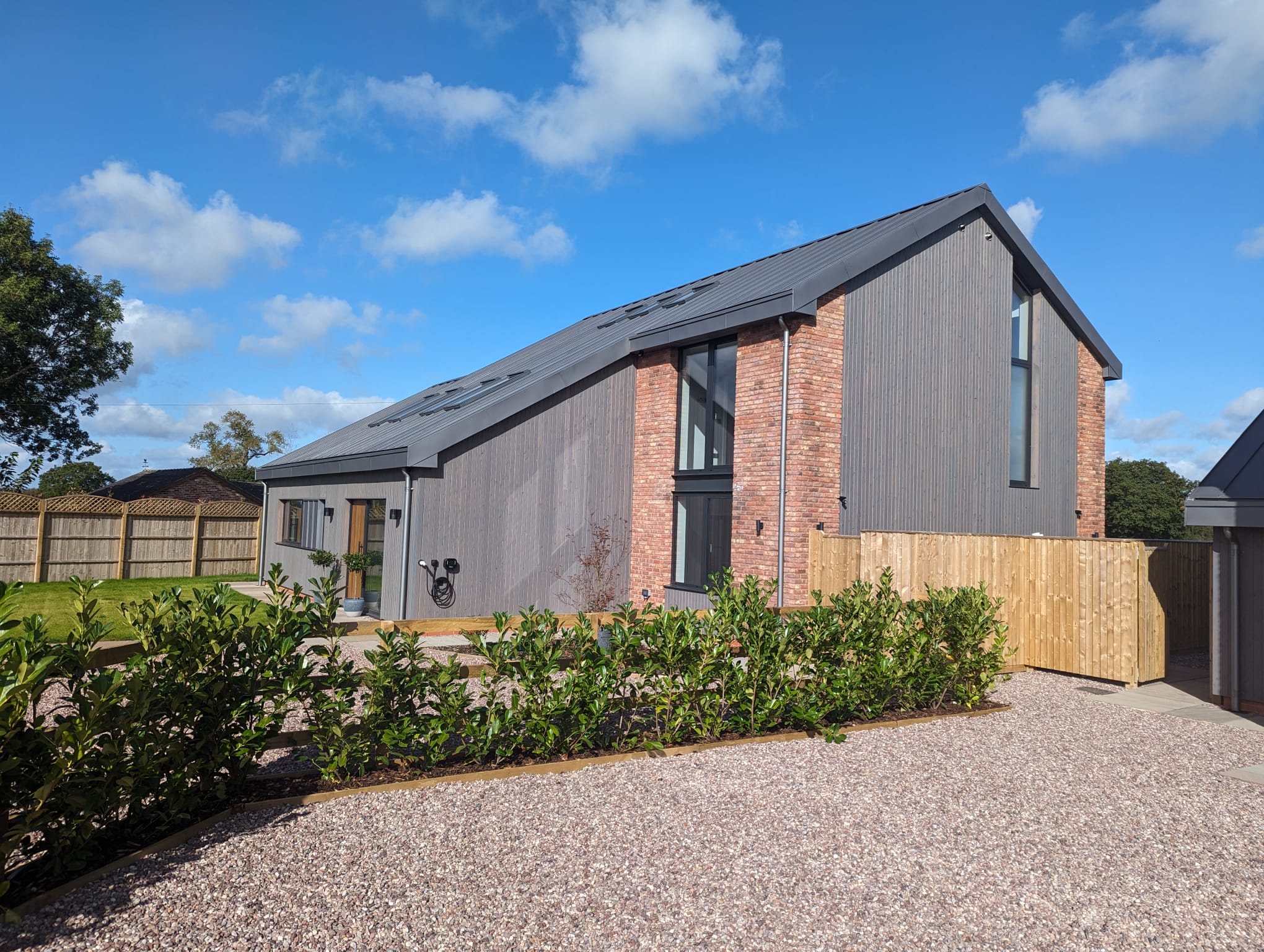 We installed windows in a new house in Newcastle