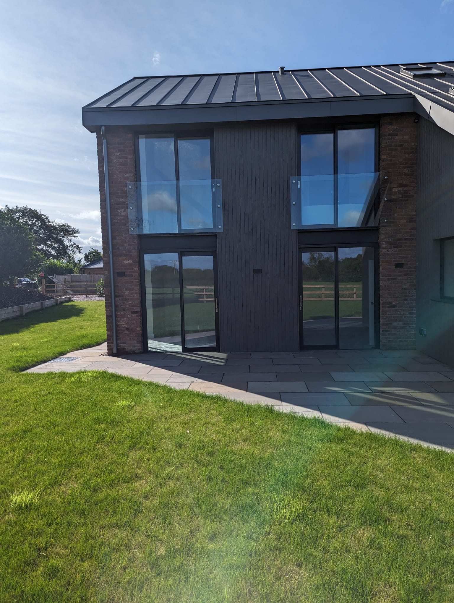 We installed windows in a new house in Newcastle