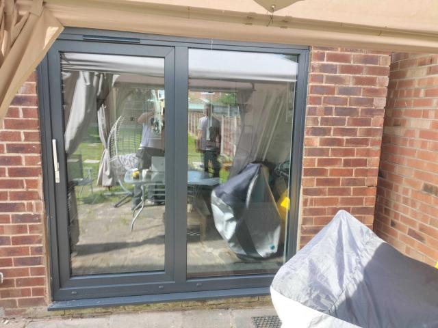 Aluplast Ideal 4000 Anthracite Doors 2040x2100
