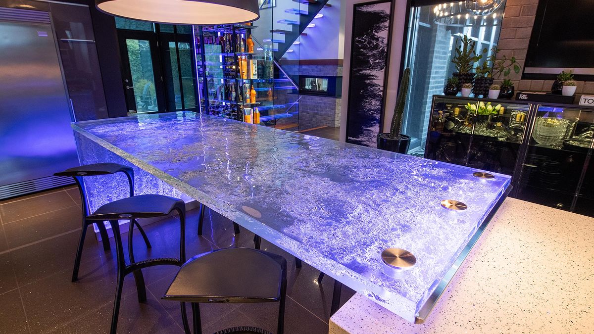 Glass countertops, stair treads and custom designs