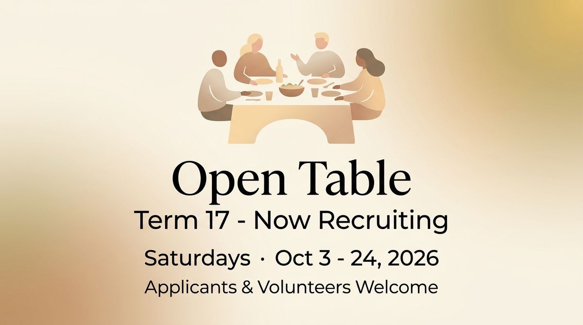 Open Table Term 17 Recruitment