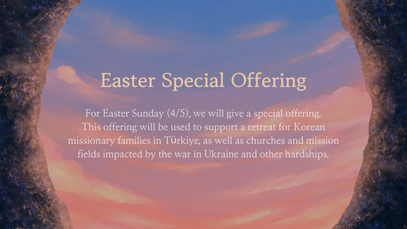 Easter Special Offering