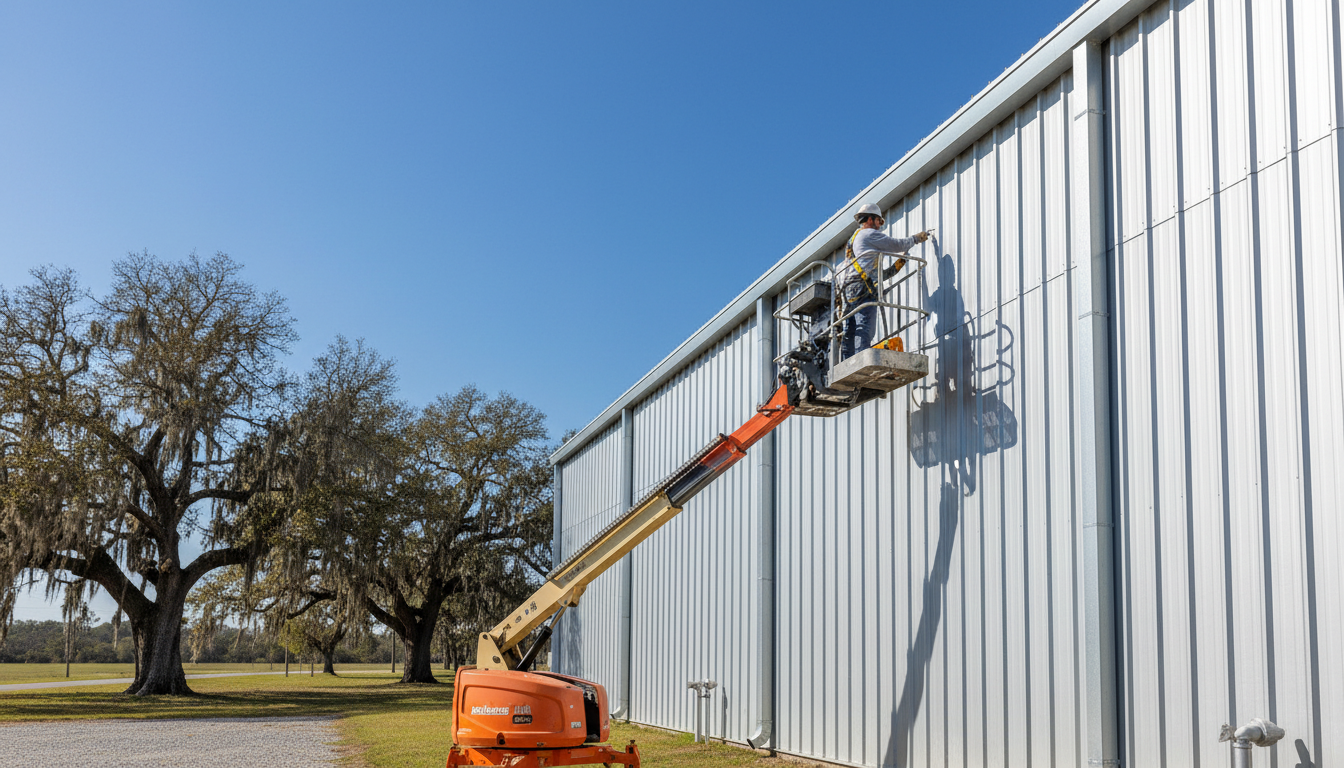 Metal Building Maintenance: Protecting Your Investment in Louisiana's Climate