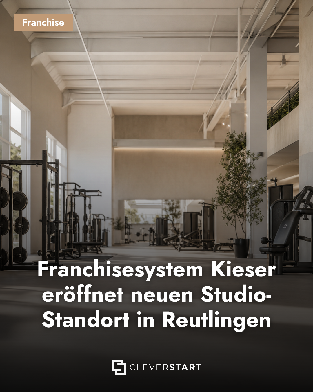 Franchisesystem Kieser eröffnet neuen Studio-Standort in Reutlingen