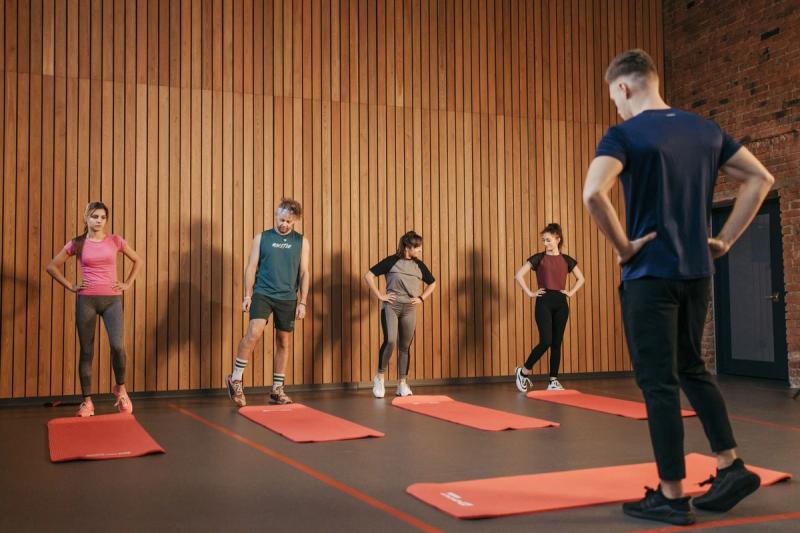 Small group personal training session focused on coaching and accountability