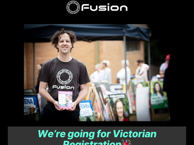 Fusion Party Victoria is going for state registration