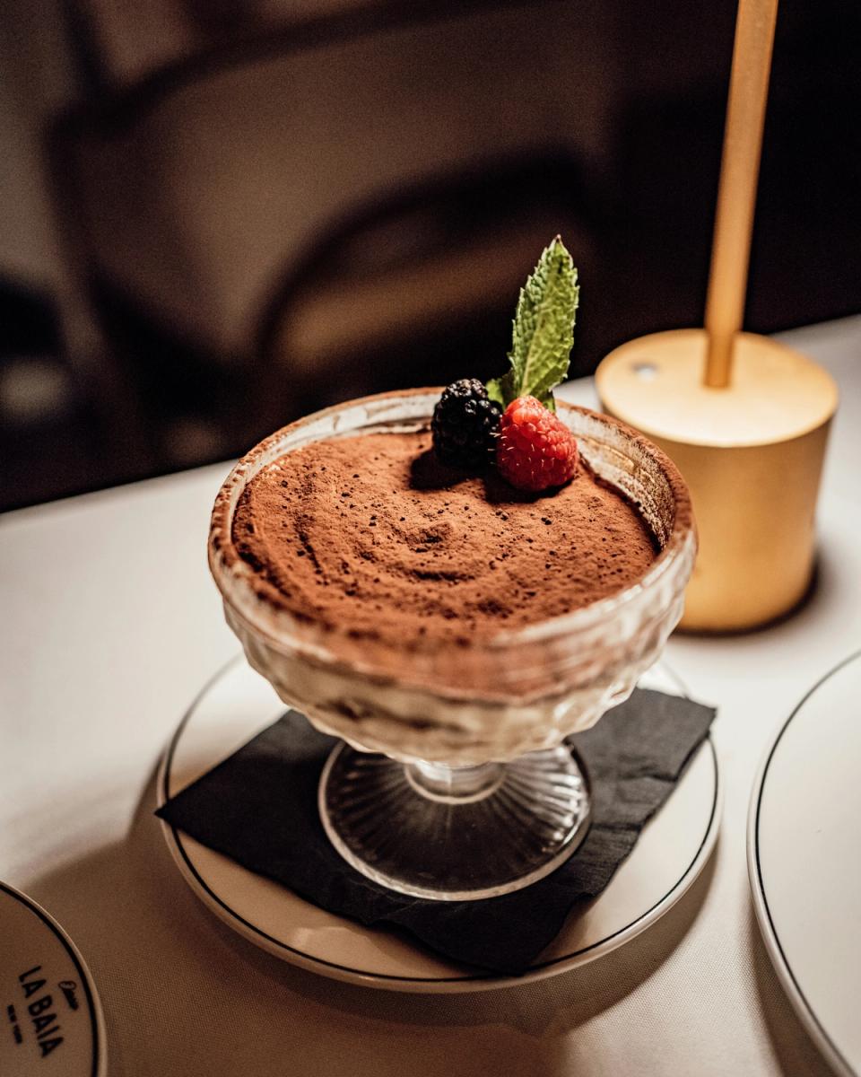 Tiramisù con fragola fresca